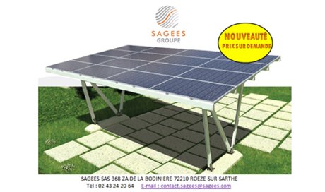 Abri photovoltaïque - SAGEES