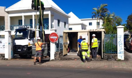 Livraison d'un transformateur de puissance d'une capacité de 250 kVA à Saint-Pierre